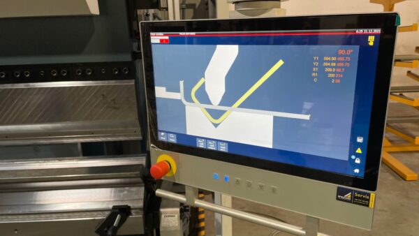 2D CNC systém SKY22 - počas ohýbania